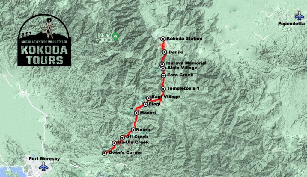 Kokoda-Trail-Map